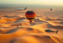 Explore Saudi Arabia by Air: Helicopter & Balloon Tours