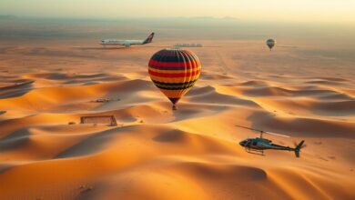 Explore Saudi Arabia by Air: Helicopter & Balloon Tours